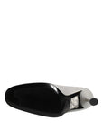 Dolce & Gabbana White Leather High Heels Women Pumps Shoes