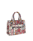 PINKO Multicolor Cotton Shoulder Bag