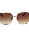 Max Mara Rose Gold Metal Sunglasses
