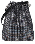 Jimmy Choo Black Satin Crossbody Bag