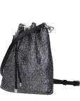 Jimmy Choo Black Satin Crossbody Bag