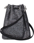 Jimmy Choo Black Satin Crossbody Bag