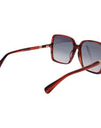 Max Mara Burgundy Acetate Sunglasses