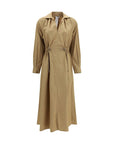 Max Mara Beige Cotton Casual Dress