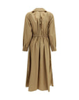 Max Mara Beige Cotton Casual Dress