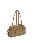 Miu Miu Beige Cotton Shoulder Bag