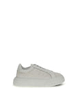Casadei White Calf Leather Bos Taurus Chunky Sneakers