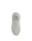Casadei White Calf Leather Bos Taurus Chunky Sneakers