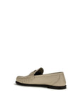 Saint Laurent Beige Calf Leather Bos Taurus Slip-On Loafers