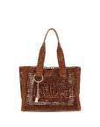 Chloé Brown Raffia Shoulder Bag