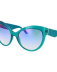 Guess Turquoise Stainless Steel Sunglasses