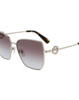 Longchamp Gold Metal Sunglasses