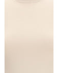 Max Mara Beige Viscose T-Shirt