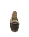 Dolce & Gabbana Gray Lamb Ovis Aries Aries Mules