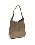Saint Laurent Gray Calf Leather Bos Taurus Shoulder Bag