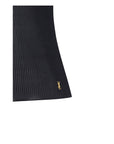 Saint Laurent Black Silk Sleeveles T-Shirt
