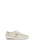 Prada Beige Fabric Low Top Sneakers