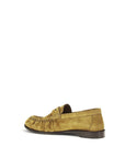 Saint Laurent Beige Calf Leather Bos Taurus Slip-On Loafers