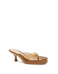 Chloé Brown Calf Leather Bos Taurus Stiletto Heel Sandals