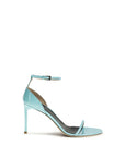Tom Ford Blue Calf Leather Bos Taurus Stiletto Heel Sandals