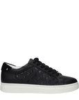 Jimmy Choo Black Leather Low Top Sneakers