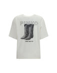 PINKO White Cotton T-Shirt