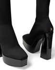 Jimmy Choo Black Fabric Over The Knee