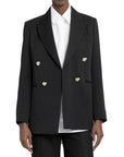 Lanvin Black Virgin Wool Blazer
