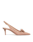 Valentino Garavani Beige Calfskin High Heel Pumps