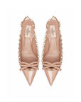 Valentino Garavani Beige Calfskin High Heel Pumps