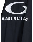 Balenciaga Black Cotton Casual Dress