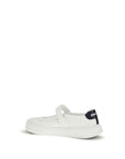 Miu Miu White Calf Leather Bos Taurus Ballet Flats