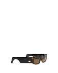 Valentino Garavani Brown Acetate Sunglasses