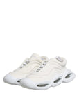 Dolce & Gabbana White Slip On Wave Low Top Sneakers Shoes