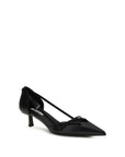 Prada Black Goatskin High Heel Pumps