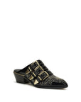 Chloé Black Calf Leather Bos Taurus Mules