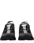 Versace Black Fabric Athletic Sneakers