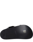 Jil Sander Black Leather Slippers