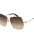 Max Mara Gold Metal Sunglasses