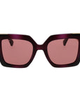 Max Mara Purple Plastic Sunglasses