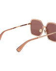 Max Mara Orange Acetate Sunglasses