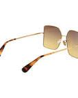Max Mara Gold Metal Sunglasses