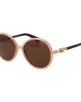 Max Mara Beige Plastic Sunglasses