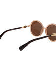 Max Mara Beige Plastic Sunglasses