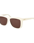 Max Mara White Acetate Sunglasses