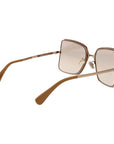 Max Mara Brown Metal Sunglasses