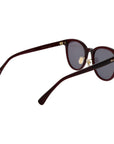 Max Mara Burgundy Acetate Sunglasses
