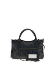 Balenciaga Black Lamb Ovis Aries Aries Shoulder Bag