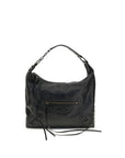 Balenciaga Black Lamb Ovis Aries Aries Shoulder Bag