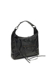 Balenciaga Black Lamb Ovis Aries Aries Shoulder Bag